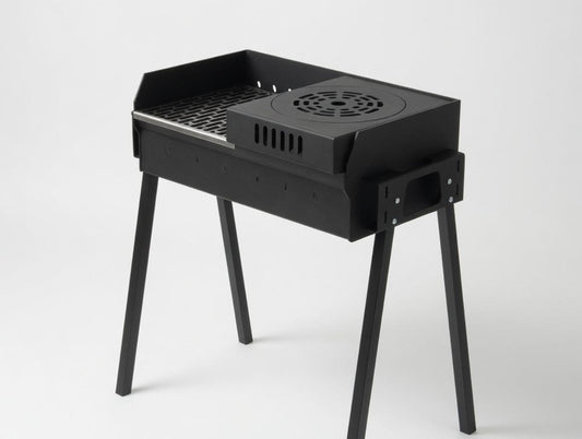 Mangal Grill 35×70cm - Kasan & Grillrost Set