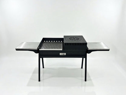 Mangal Grill 40×90cm - Aschefach/Komplett Set