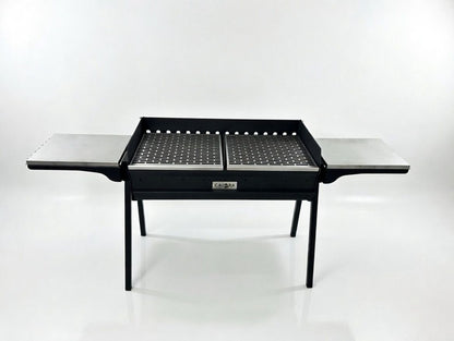 Mangal Grill 40×90cm - Aschefach/Grillrost Set